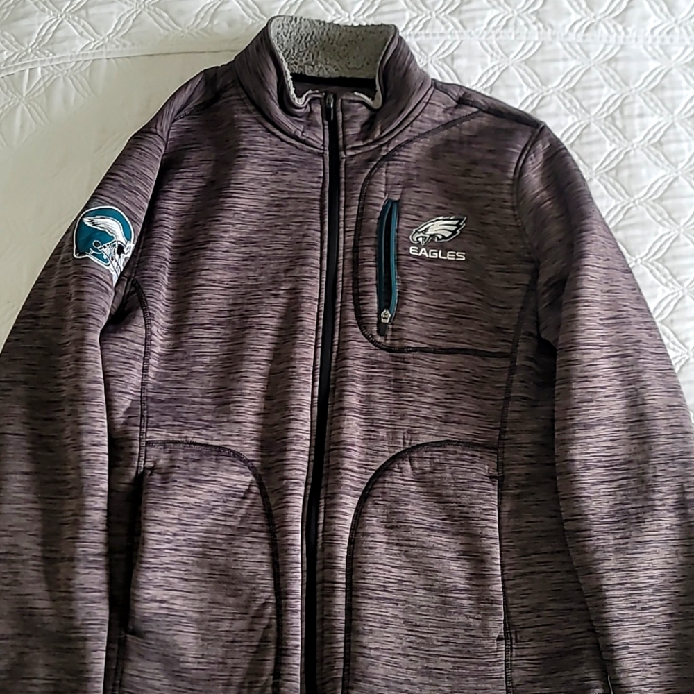 PHILADELPHIA EAGLES G-III Zip-Up Sweatshirt/Jacket sz XL Excellent Condition